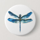 Search for dragonfly round buttons Blue