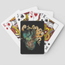 Search for octopus playing cards Underwater