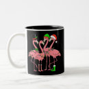 Search for funny flamingo mugs Santa