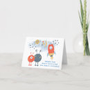 Search for alien thank you cards Rocket ship