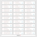 Recherche de garçon fille jumeaux autocollants Baby shower jumeaux