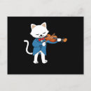 Search for cat violin postcards Music