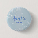 Search for new aunt buttons Baby shower