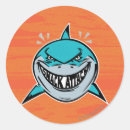 Search for shark attack stickers Fish