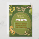 Recherche de serpent vert invitations Enfants