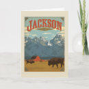 Recherche de buffle vœux cartes Wyoming