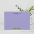 Search for purple and gold thank you cards Simple