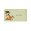 Search for happy dogs return address labels Animals