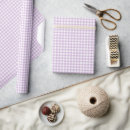 Search for lilac wrapping paper Gingham