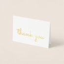 Search for gold foil thank you cards Simple