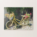 Recherche de vélo puzzles Jaune