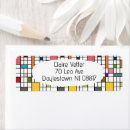 Search for stained glass return address labels Gold