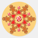 Recherche de gingerbread man autocollants Biscuit
