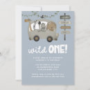 Recherche de wild one 1ans anniversaire invitations Animaux de safari
