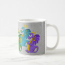 Search for cartoon dragon mugs Illustration