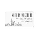 Search for chicago return address labels Illinois