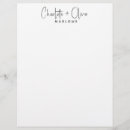 Search for monogram wedding business stationery Modern