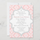 Recherche de pink bridal shower invitations Blanc