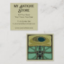 Search for art nouveau business cards Antique