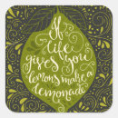 Search for life gives you lemons stickers Quote