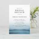 Search for navy blue bridal brunch invitations Watercolor