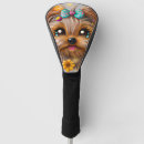 Search for yorkie golf head covers Yorkshire terrier