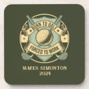 Search for funny golf sayings barware Forced to work