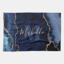 Search for navy blue gold tea towels Glitter