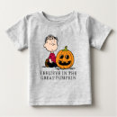 Search for jack o lantern baby shirts Charles schulz
