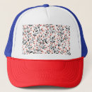 Search for red floral pattern hats Illustration