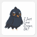Search for the crow stickers Black