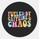 Search for funny coffee stickers Chaos