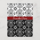 Search for red black save the dates Unique