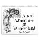 Search for alice in wonderland calendars Illustrations