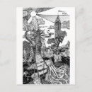 Search for fantasy owl postcards Illustration