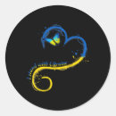 Search for butterfly flag stickers Ukrainian