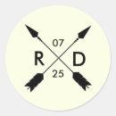 Search for arrow wedding stickers Rustic