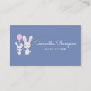 Search for bunny business cards Nanny