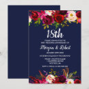 Search for 18th anniversary invitations Floral