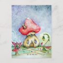 Search for on a toadstool postcards Fairy