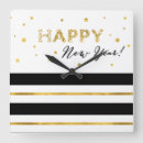 Search for happy new year clocks Elegant