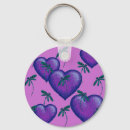 Search for pretty heart keychains Purple
