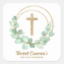 Search for gold baptism stickers First holy communion