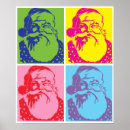 Search for pop art christmas posters Santa