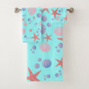 Search for beach shell bath towels Pattern