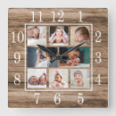 Recherche de écorces horloges Bois rustique