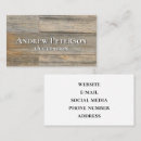 Recherche de wood grain business cards Rustique