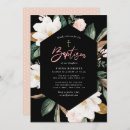 Search for pink black christening invitations Watercolor
