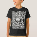 Search for black and white skull tshirts Death