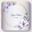 Search for floral coasters Watercolor